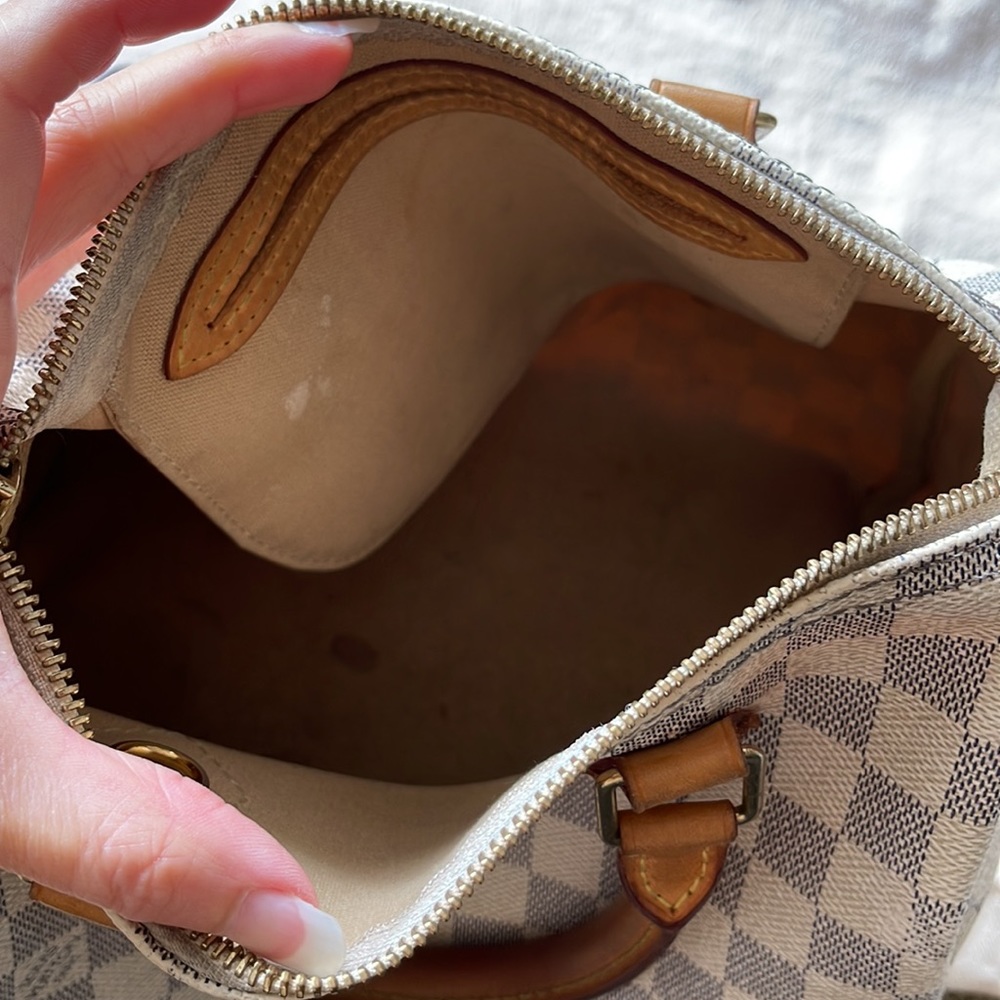 Louis Vuitton Authentic Damier Azur Speedy 25 - Picture 12 of 16
